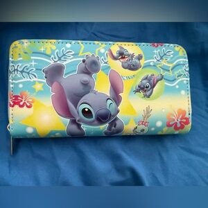 Stitch Themed Wallet with Colorful Design